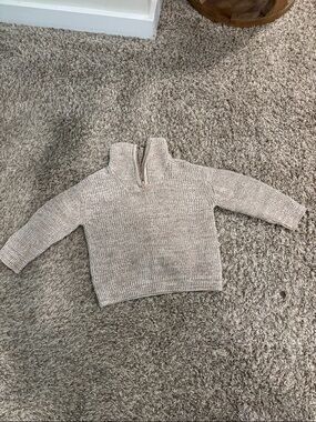 H&M cable knit sweater. Oatmeal color.